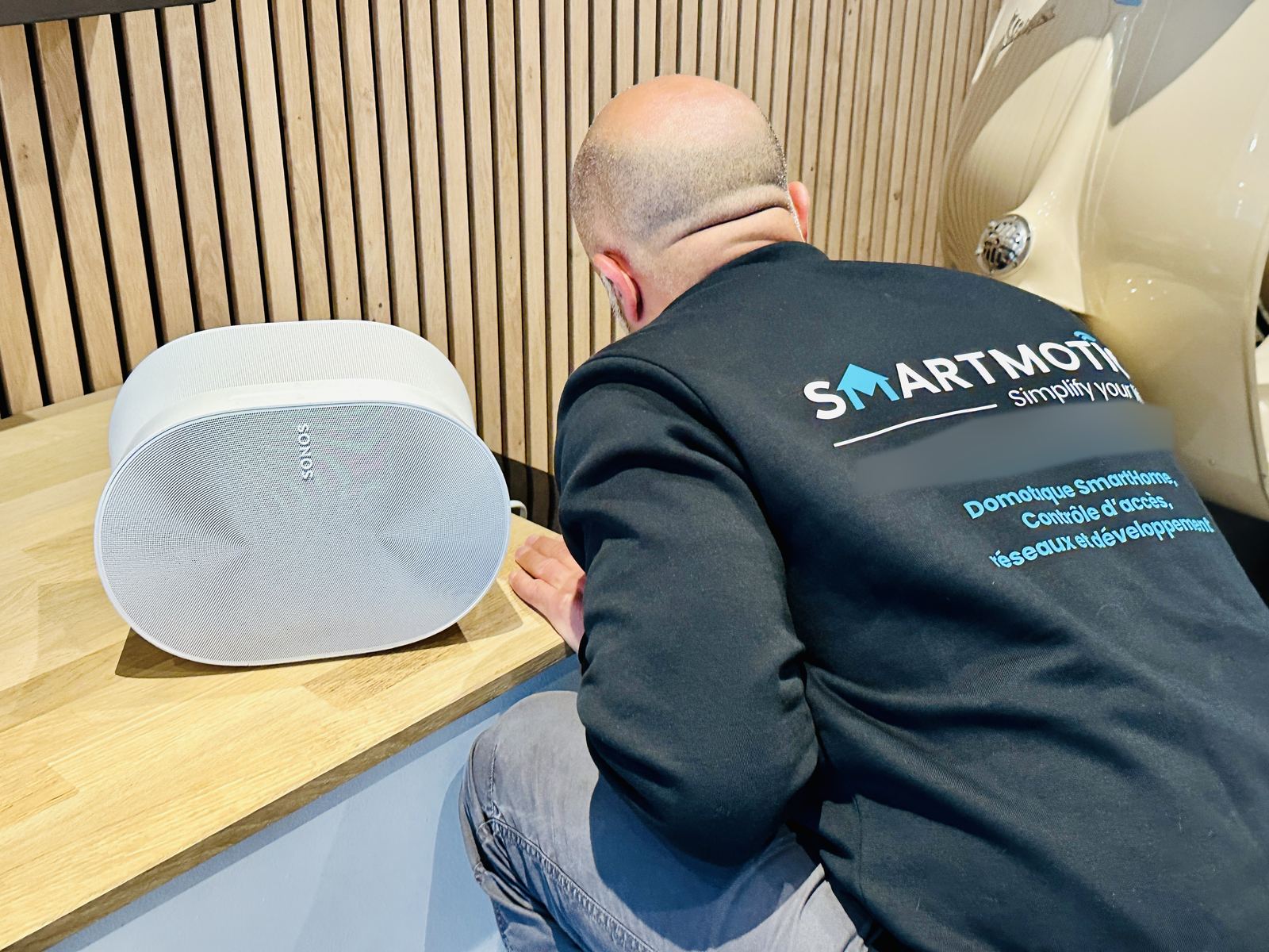 Installation d'une enceinte Sonos